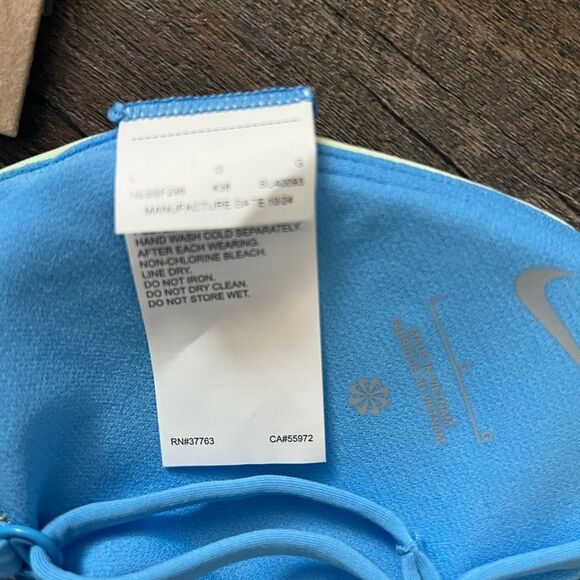 Nike Women's Colorblock Triangle Bikini Top-Size Large - Picture 7 of 7